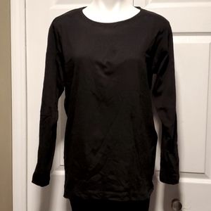 NWT energie bi currants Women's Black Long Sleeve Shirt - Size Medium